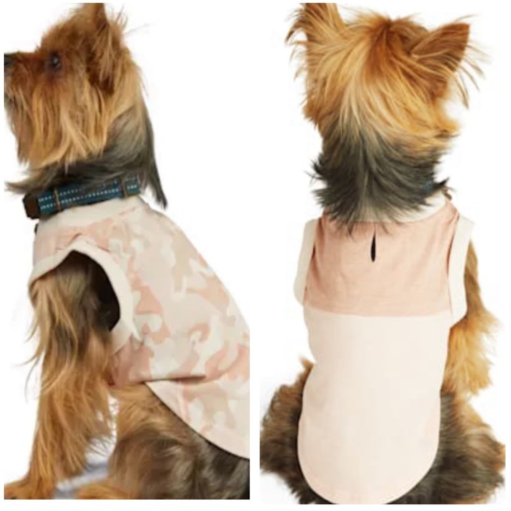 NWT Bundle 2 Reddy pink camo dog tank tee top M